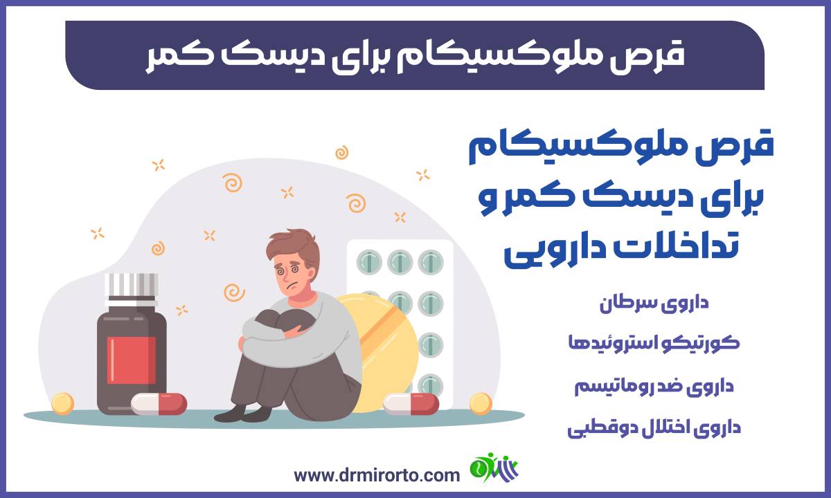 قرص ملوکسیکام برای دیسک کمر